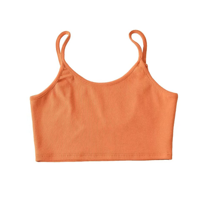 Sexy Bare Back Small Sling Vest Women Summer Sexy Low Cut Crop Top Short Top