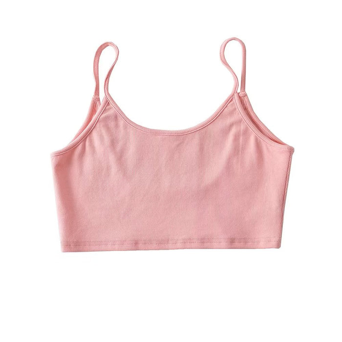 Sexy Bare Back Small Sling Vest Women Summer Sexy Low Cut Crop Top Short Top