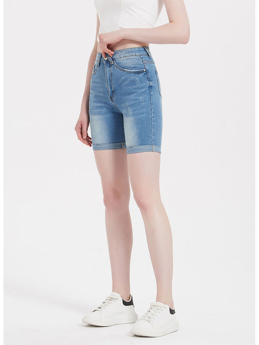 Washed Women Denim Shorts Tight Shorts Women