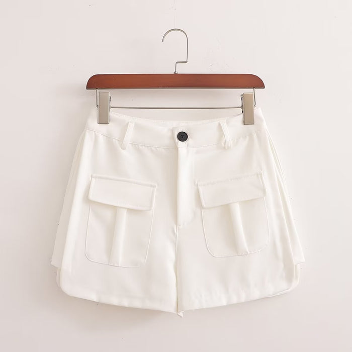 Shorts Spring Summer Women Clothing Korean Slimming A Line Casual Pants Small High Waist Wide Leg Pants