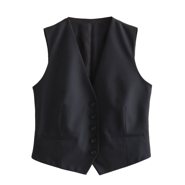 Fall Women Street Short Vest Pants Suit