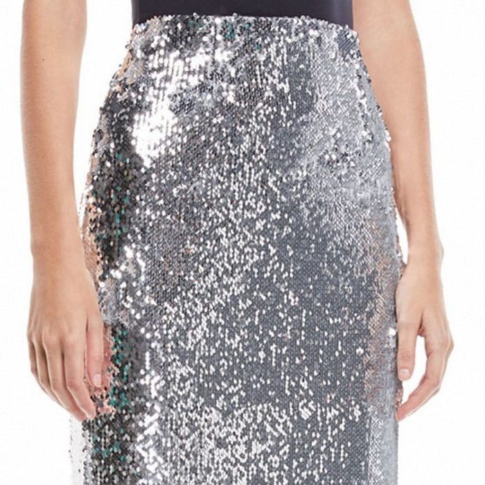 Night Club Full Sequined Sheath Pencil Skirt Sexy Slimming High Waist Skirt