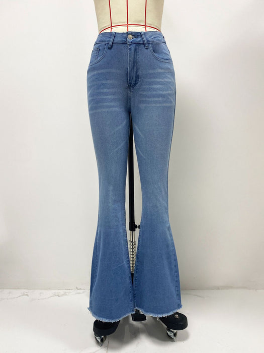 Skinny Jeans Women High Waist Office Stretch Horseshoe Pants