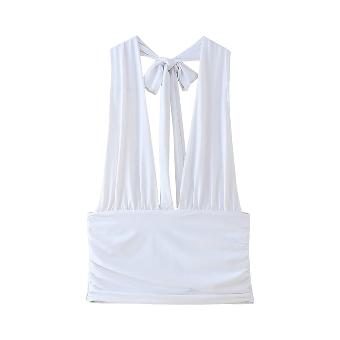 Women Sexy Halter Chest Camisole Top