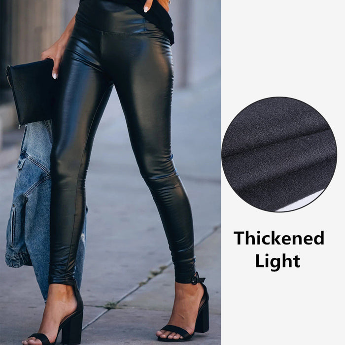 Leggings High Waist Sexy Leather Pants Women Leggings