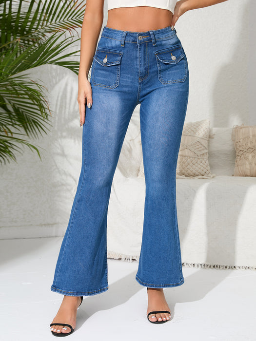 Special High Waist Stretch Slimming Bootcut Pants Jeans for Women