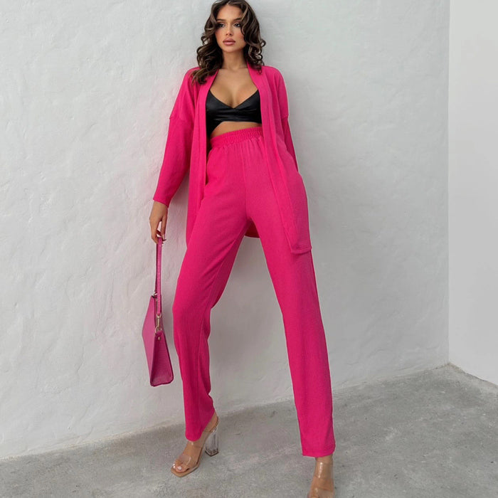 Women Spring High Grade Casual Women Wear Two Piece Set