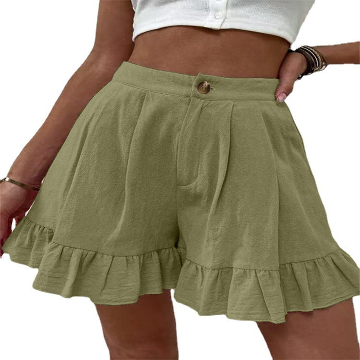 Shorts Casual Wide Leg Loose Shorts Summer New Women Clothing High Waist Shorts