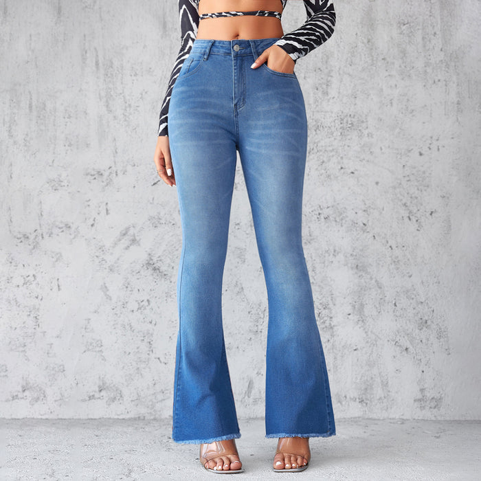 Skinny Jeans Women High Waist Office Stretch Horseshoe Pants