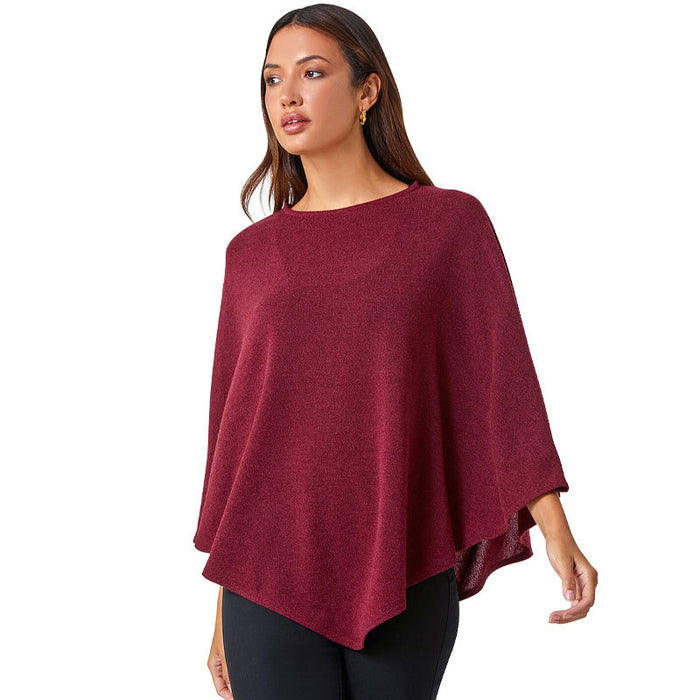 Women Clothing Loose Fitting Batwing Sleeve Shirt Casual Simple Top Autumn