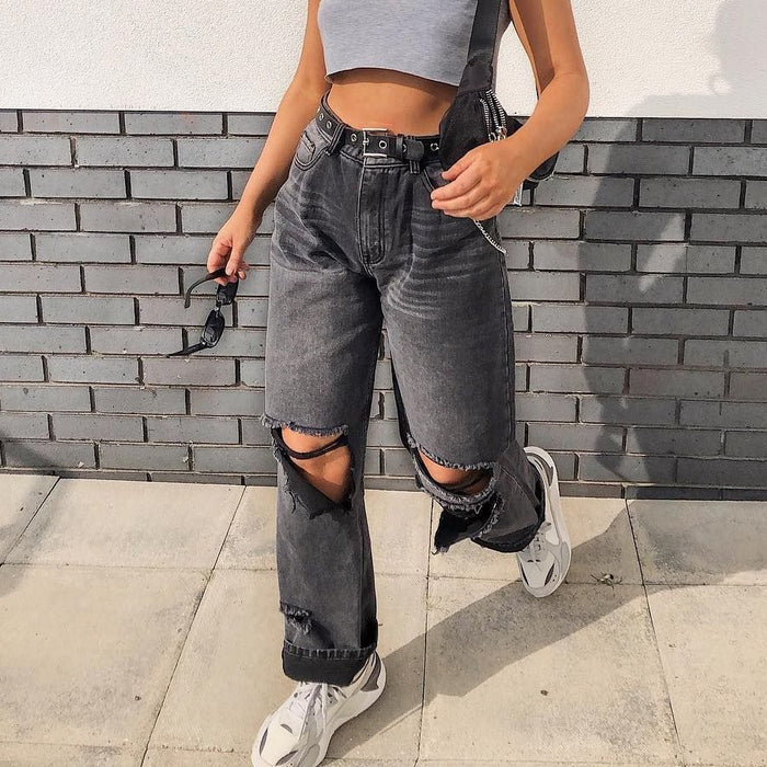 Retro Casual Super Wide Loose Super Fashion Jeans