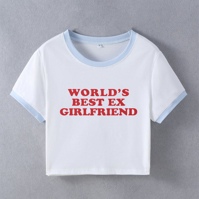 World Best Ex Girlfriend Street Hipster Short Slim Fit Short Sleeve