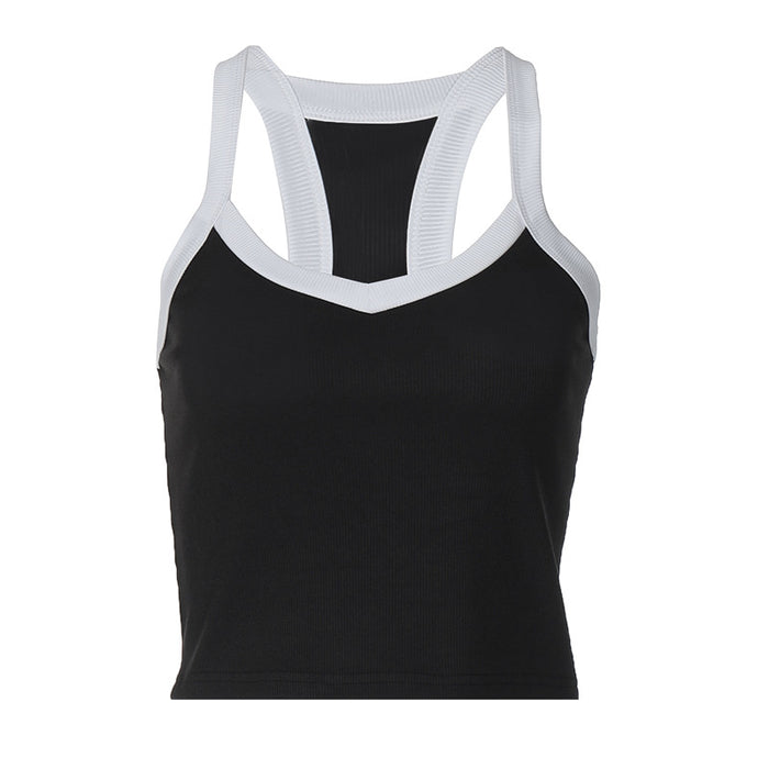 Women Clothing Summer Street Shooting Slim Fit Cropped Sleeveless Tube Top Women