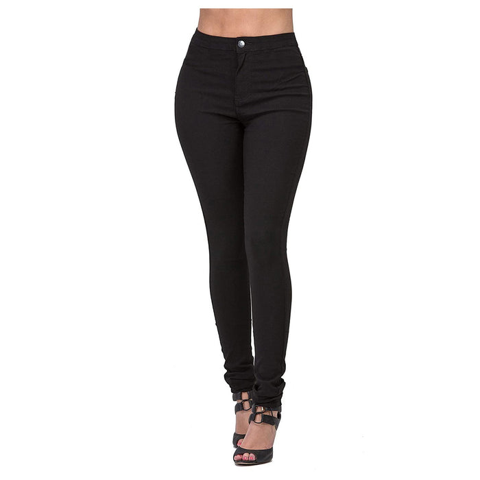 Women Slim Fit Multi Color Stretch Denim Trousers for Women