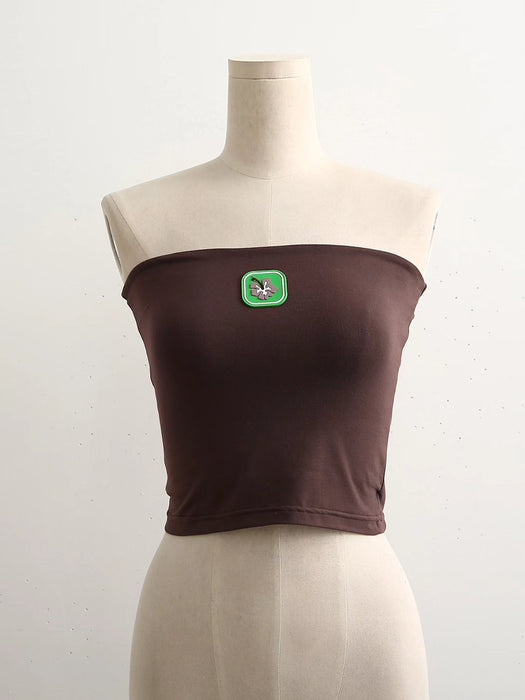 Summer Bind Tag Sleeveless Tube Top Small Top Wrapped Chest