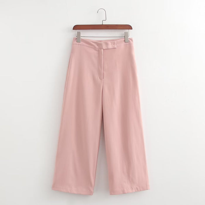 Women Solid Summer Fall Pants