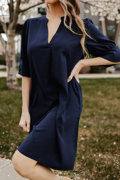 Solid Color Shirt Dress Women Spring Summer Solid Color Simple Casual Ice Silk Wrinkle Dress Women