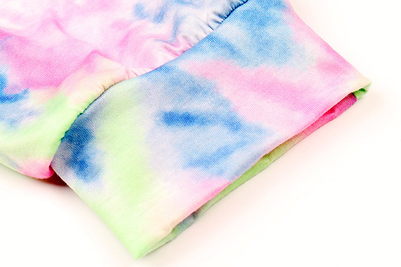 Women Straight Tie Dye Sexy Regular High Rise Summer Pants