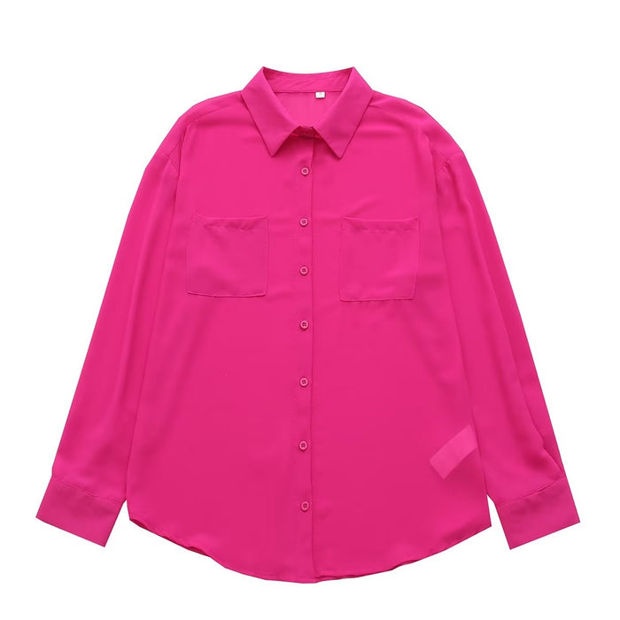 Fall Casual Shirt Women Clothing Design Blouse