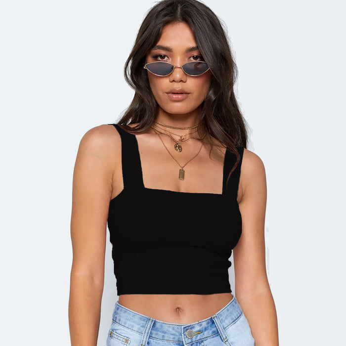 Women Clothing Summer Women T-shirt Sexy Cropped Top