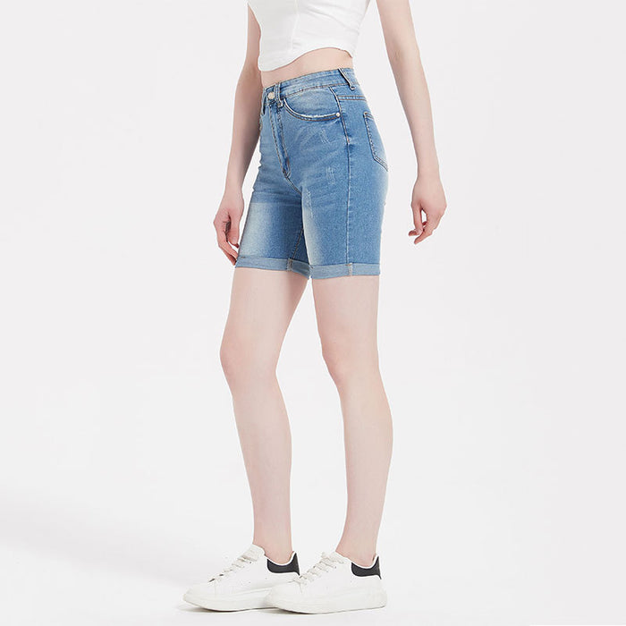 Washed Women Denim Shorts Tight Shorts Women