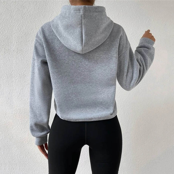 Autumn Women Clothing Pullover Sweater Top Hooded Loose Women Sweater