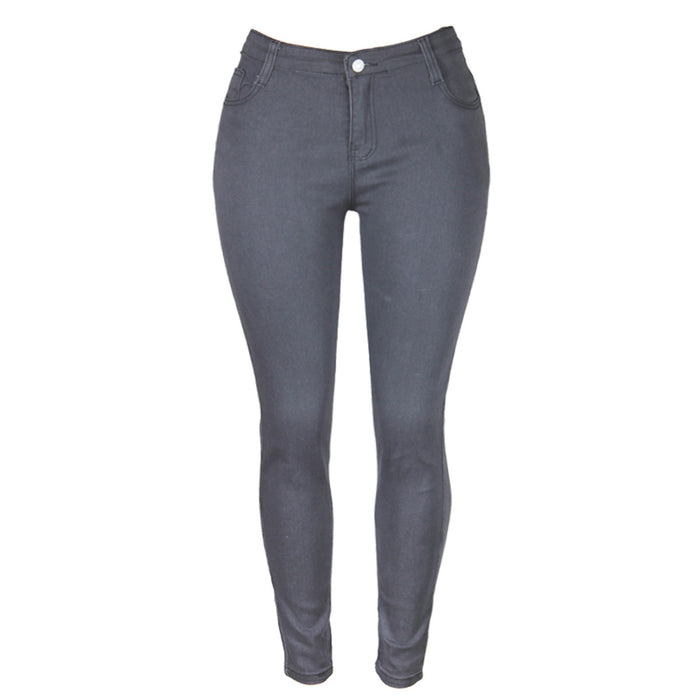 Slim Fit Fashionable Denim Trousers Women