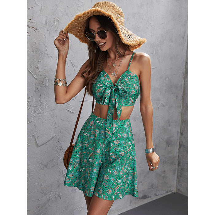 Women Clothing Slim Fit Figure Flattering Green Suit Women